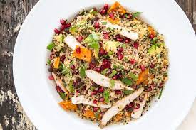 Pomegranate And Dukkah Chicken Salad Easy Salad