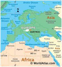 Vector map austria outline detailed map city names stock vector. Austria Maps Facts World Atlas