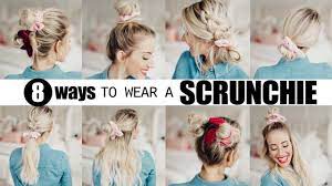 8 Cute Scrunchie Hairstyles Twist Me Pretty Youtube