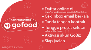 Pesan makanan online 24 jam, delivery order sekarang! Tahapan Dan Cara Daftar Gofood Online Arigetas
