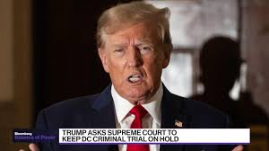 Trump Asks SCOTUS to Keep DC Election Trial