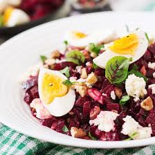 Salade De Betteraves Et œufs Durs Recette Betterave Salade Salade Recettes Minceur