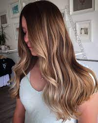 Milk Chocolate Honey Bronde Balayage Lowlights Dimensional Color Honey Hair Color Bronde Balayage Hair Color Balayage