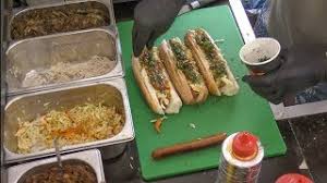These hot dog fixings go way beyond mustard. Ukraine Street Food Sausages And Hot Dog In Kiev Youtube