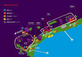 2021 azerbaijan grand prix notes from qualifying. Baku Formula 1 Circuit Map