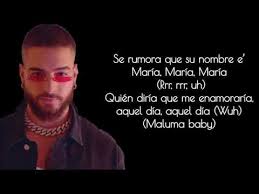 Dos tienen marido y ninguna de las dos al marido respetan. Gims Maluma Hola Senorita Karaoke Lyrics Letra Youtube