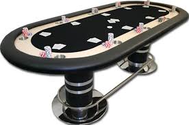 96 X 42 Texas Holdem Pedestal Poker Table Black Poker Table Texas Holdem Poker Poker