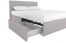 Upholstered in this season's latest gray color, the brandy is not only right on the value but it is also on trend. Tisa Upholstered Queen Bed With Storage Ashley Furniture Homestore In 2021 Queen Upholstered Bed Storage Bed Queen Platform Bed With Storage