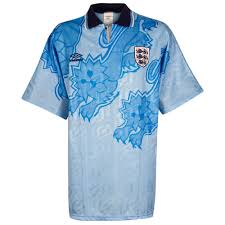 The home shirts feature the teams colours in the logo and design. Retro England Third Football Shirt 1992 Soccerlord