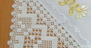 Mutfak Pecete Danteli Dantel Filet Crochet Ve Tig Desenleri