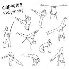 Vector capoeira set Stock Vector by ©Lemuur 102309856