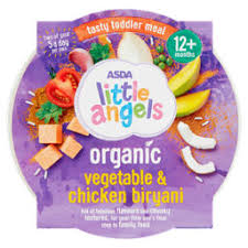 From the 1950s to today. Asda Little Angels Organic Vegetable Chicken Biryani 12 Months Asda Groceries