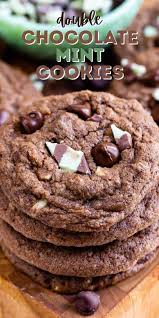 This edible cookie dough eliminates the fear factor of eating raw cookie dough by following similar safety protocols as how to make the best frozen margaritas of your life. Double Chocolate Mint Cookies Recipe Crazy For Crust