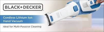 The black+decker hhvi320jr02 dustbuster cordless lithium hand vacuum, magic blue, is ideal for multipurpose cleaning in your home, garage, auto, boat. Amazon Com Black Decker Dusbuster Handheld Vacuum Cordless Magic Blue Hhvi320jr02