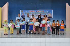 Biasanya guru akan memberikan gambar yang sudah. Lomba Mewarnai Dalam Rangka Hut Tni Au Ke 72 Di Lanud Sam Ratulangi Manado