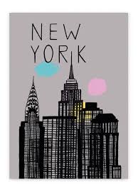 Baldosas Amarillas Mayo 2013 Cartel De Nueva York Ilustracion De Nueva York Arte De Nueva York