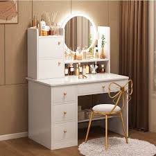 Table Makeup Mirror With Lights