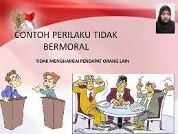 Moral berasal dari kata latin mores yang artinya kebiasaan. Contoh Perilaku Bermoral Dan Tidak Bermoral Youtube