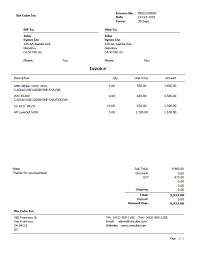 Invoice Template Pdf Invoice Template Invoice Template Word Quote Template