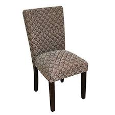 Homepop Parsons Classic Upholstered Accent Dining Chair Single Pack Blue Damask Bring An Element O Parsons Dining Chairs Dining Chairs Fabric Dining Chairs