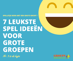 7 Leukste Spel Ideeen Voor Grote Groepen Groepsspelen