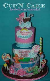 Candy Land Baby Shower Cake Baby Shower Cakes Shower Cakes Baby Shower Candy