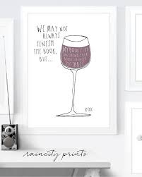 Book Club Wine Club Art Print Funny Book Club Gift My Book Etsy Bookclub Gifts Book Gifts Wine Quotes