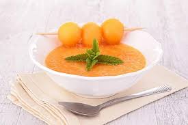 Soupe De Melon Au Thermomix Recette Soupe De Melon Recette Fraiche Recette
