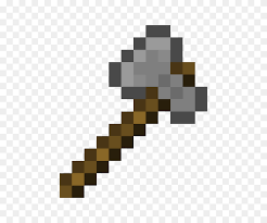 Stone Axe One Of The Best Weapons In Minecraft Minecraft Diamond Axe Hd Png Download 620x620 2834711 Pinpng