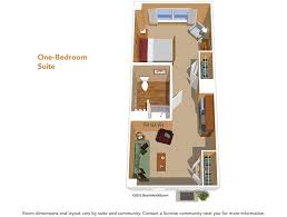 2 bedroom cottage plans for elderly. Floor Plans Suites Studios Sunrise Senior Living
