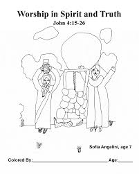 Whatever is lovely a coloring book for reflection and worship Kids Color Me Bible Gospel Of John Chapter 17 Worship In Spirit And Truth Kids Talk About God