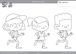But even if your kids are a vine swing away from becoming feral, you can still get them to behave. Walking In The Jungle Coloring Pages Super Simple