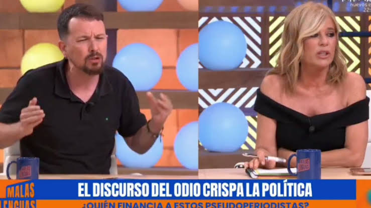 Pablo Iglesias y Esther Palomera viven la discusión más tensa: "No te lo  consiento, he tenido a esa gentuza en la puerta de mi casa"