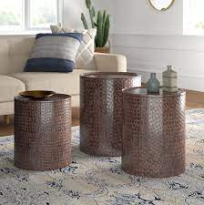 Skip to the end of the images gallery. Mistana Adrianna Pedestal 3 Bunching Coffee Table Reviews Wayfair
