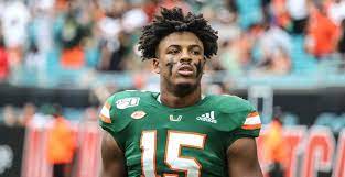 Gregory rousseau (miami) with nfl commissioner roger goodell. De Gregory Rousseau Clocks 4 68 In The 40 At Miami S Pro Day