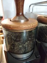 Wooden Lid For Coffee Grinder And Tamper Rest Etsy Coffee Grinder Coffee Tampers