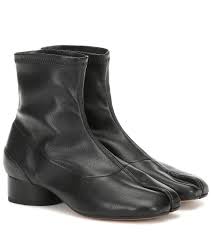Maison margiela over the knee tabi boots size it 40. Tabi Leather Ankle Boots Maison Margiela Mytheresa