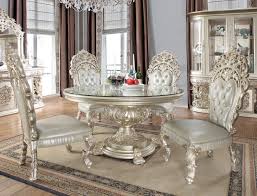 Brenin Round Dining Table Set Of 5 In 2020 Luxury Dining Room Round Dining Table Sets Dining Table Setting