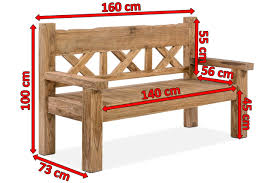 Amazon De Outflexx Gartenbank Grosse Sitz Bank In Natur Rustikal Geburstet Gartenbank Aus Teak Holz H In 2020 Wooden Bench Outdoor Rustic Wood Bench Wooden Sofa Set