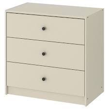 Gursken Kommode Mit 3 Schubladen Hellbeige 69x67 Cm Ikea Deutschland