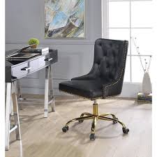 Related searches for black and gold salon chairs: Benjara Black And Gold Leatherette Swivel Office Chair With Adjustable Height And Metal Base Bm194310 The Home Depot
