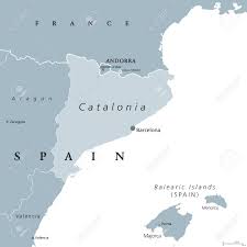 Fast english city map of barcelona, spain. Catalonia Political Map With Capital Barcelona And Borders Autonomous Royalty Free Cliparts Vectors And Stock Illustration Image 99168170