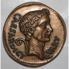 À rome et mort le 15 mars 44 av. Medaille Jules Cesar Reproduction De Monnaie Romaine