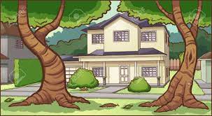 Maybe you would like to learn more about one of these? Suburban Cartoon House Background Vector Clip Art Illustration Royalty Free Cliparts Vectors And Stock Illustration Image 81004510