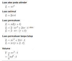 Check spelling or type a new query. Rumus Tabung Pengertian Luas Volume Keliling Dan Contoh Soalnya Lengkap Tutorialbahasainggris Co Id