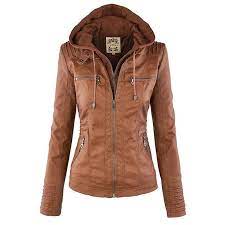 Bella Raven Ladies Vegan Leather Biker Jacket Sns Outlet Leather Jackets Women Faux Leather Jacket Women Faux Leather Hooded Jacket