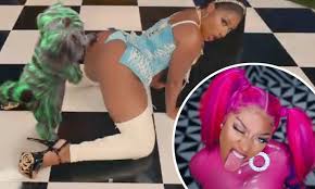 Megan Thee Stallion twerks up a storm in raunchy Alice In Wonderland style  video for Dont Stop | Daily Mail Online