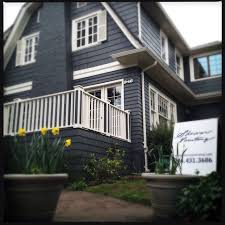 Pin By Katie Poitevin On Paint House Exterior Blue House Paint Exterior Brick Exterior House