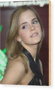 Emma Watson At Arrivals For Harry #2 Wood Print