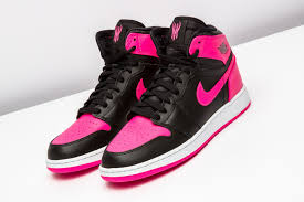 Air Jordan 1 Retro High Og White Pink Black Air Jordan 1 Retro High Ep Gg Serena Williams 873863 609 Jordan Shoes Girls Air Jordans Pink Jordans